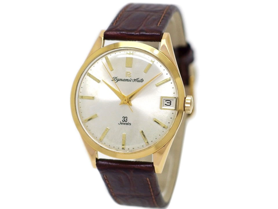 リコー　ダイナミック オート Ref.57114 金メッキケース 33石 自動巻 OH済 1960年代