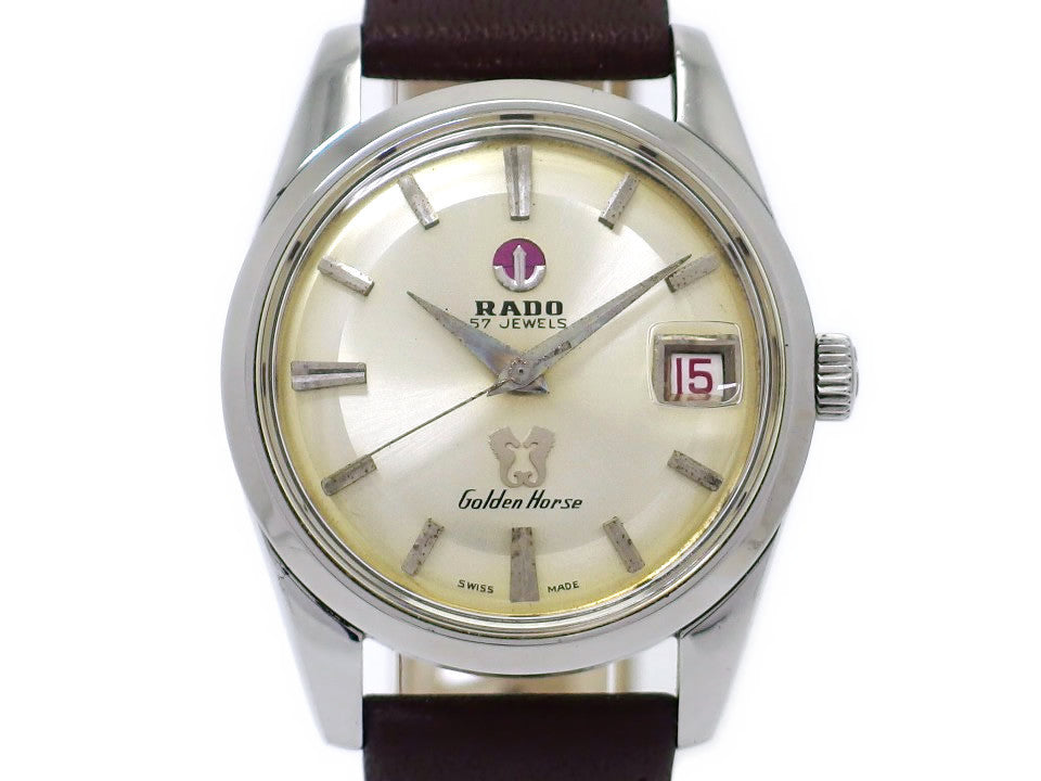 ラドー ゴールデンホース 57石 Ref.11675 Cal.1700/01 自動巻 OH済 1957年頃 Rado
