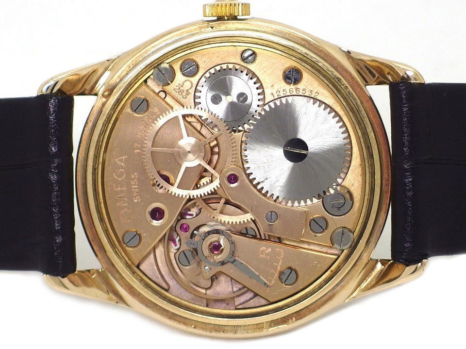 オメガ Ref.2624　14金ケース センターセコンド 30mmキャリバー Cal.283 手巻 OH済 1952年製 Omega