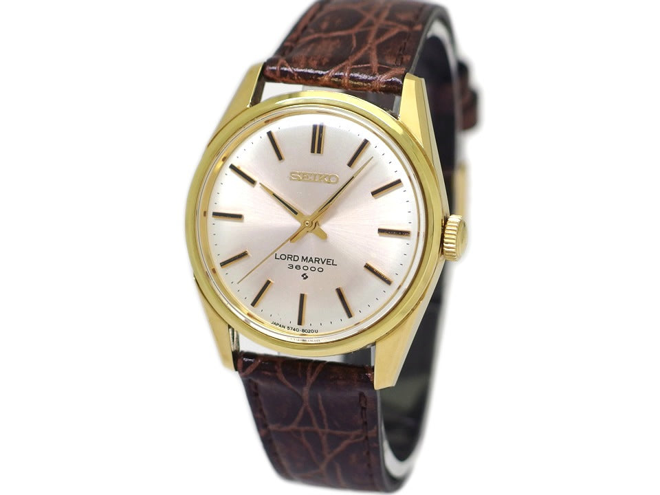 セイコー ロードマーベル 36000 5740-8000 GP 手巻 OH済 昭和43年製 Seiko