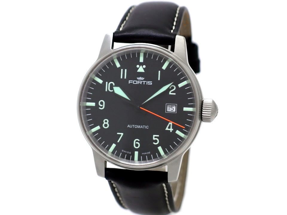 【美品】フォルティス フリーガー クラシック デイト 40mm 595.11.46.3 自動巻 2019年購入品 USED