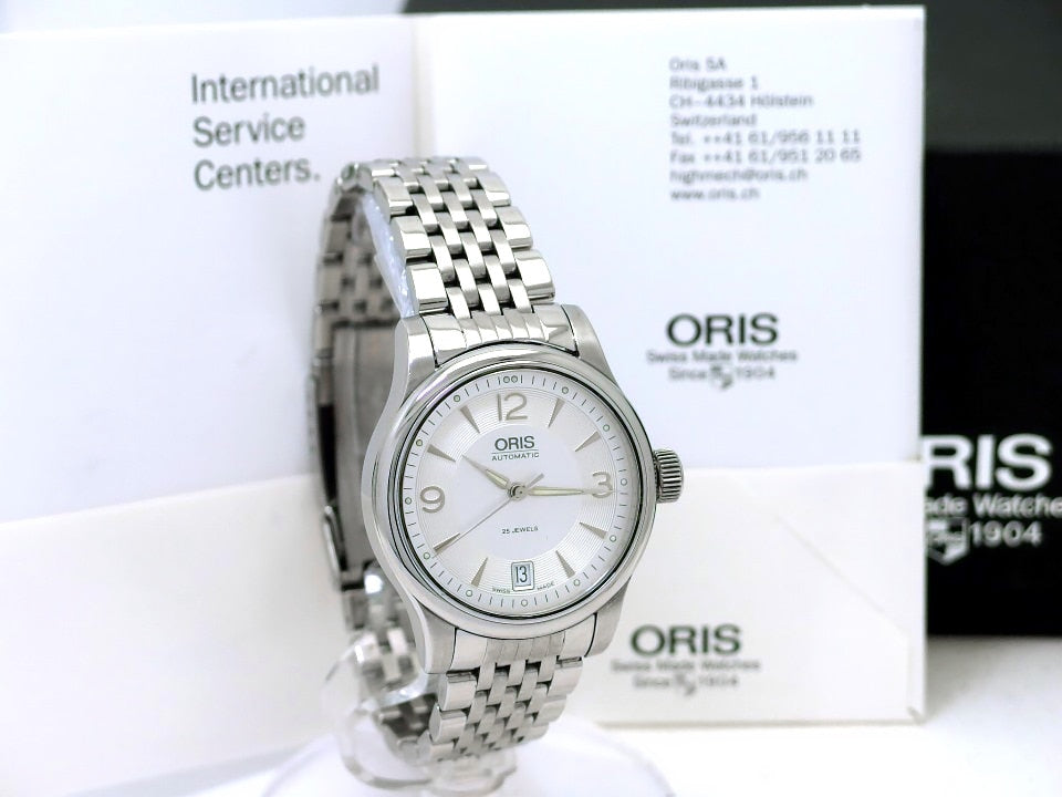 オリス クラシック デイト Ref.733 7578 4061 M 37mm 自動巻 2006年購入 USED