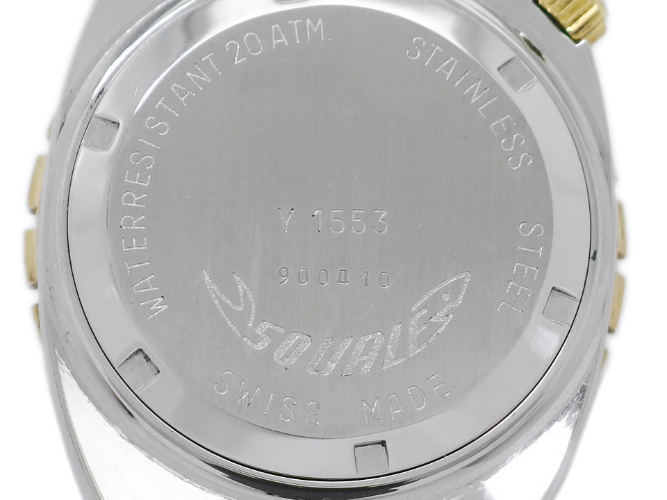 スクワーレ ダイバーズ200m 1553-021 スイス製 クオーツ USED SQUALE