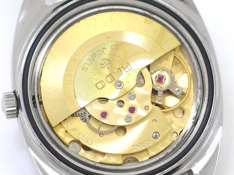 ラドー ゴールデンボウル 11101 Cal.AS1858 25石 自動巻 OH済 1970年代 Rado