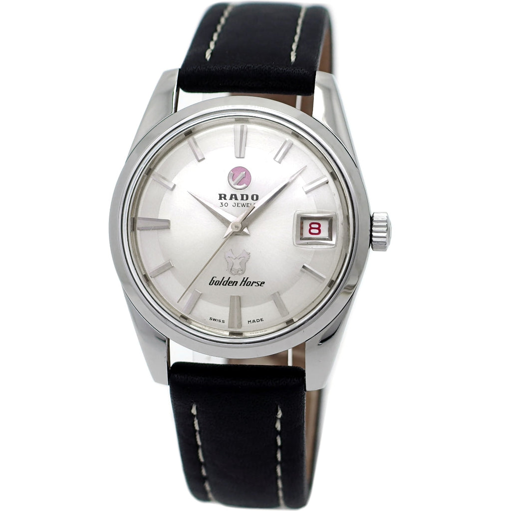 ラドー ゴールデンホース Ref.11675/1 純正リューズ 30石 自動巻 OH済 1970年代 Rado