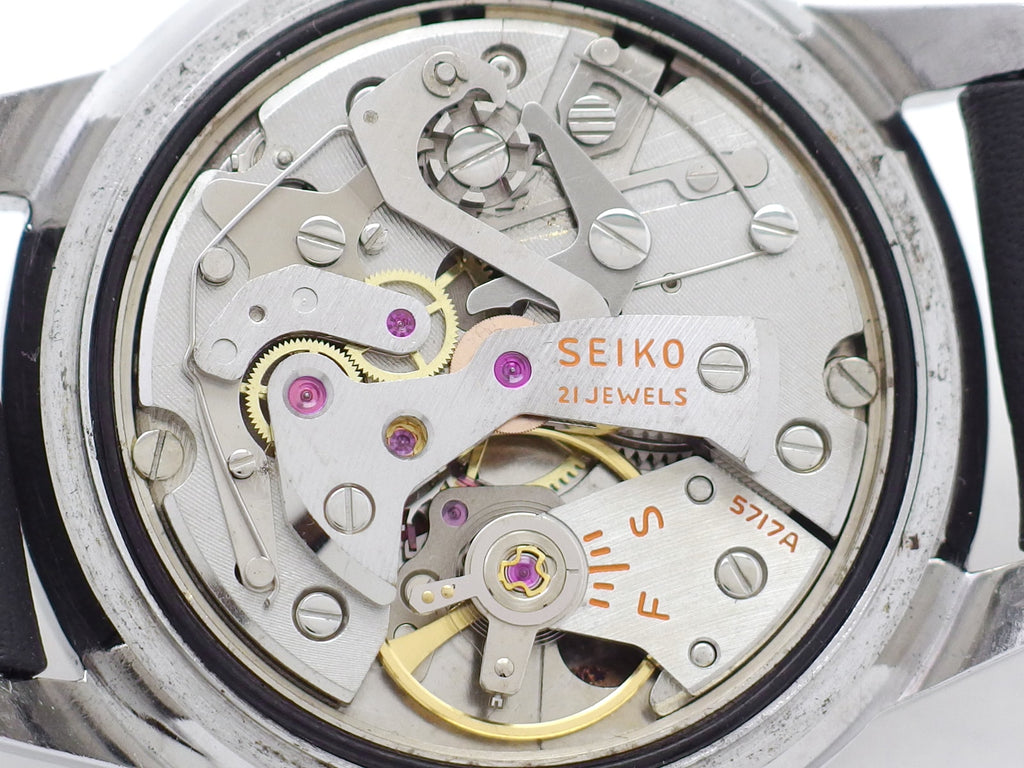 セイコー クロノグラフ 5717-8990 ワンプッシュクロノグラフ Cal.5717A 21石 手巻 OH済 昭和39年/1964年製