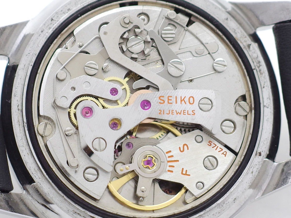 セイコー クロノグラフ 5717-8990 ワンプッシュクロノグラフ Cal.5717A 21石 手巻 OH済 昭和39年/1964年製