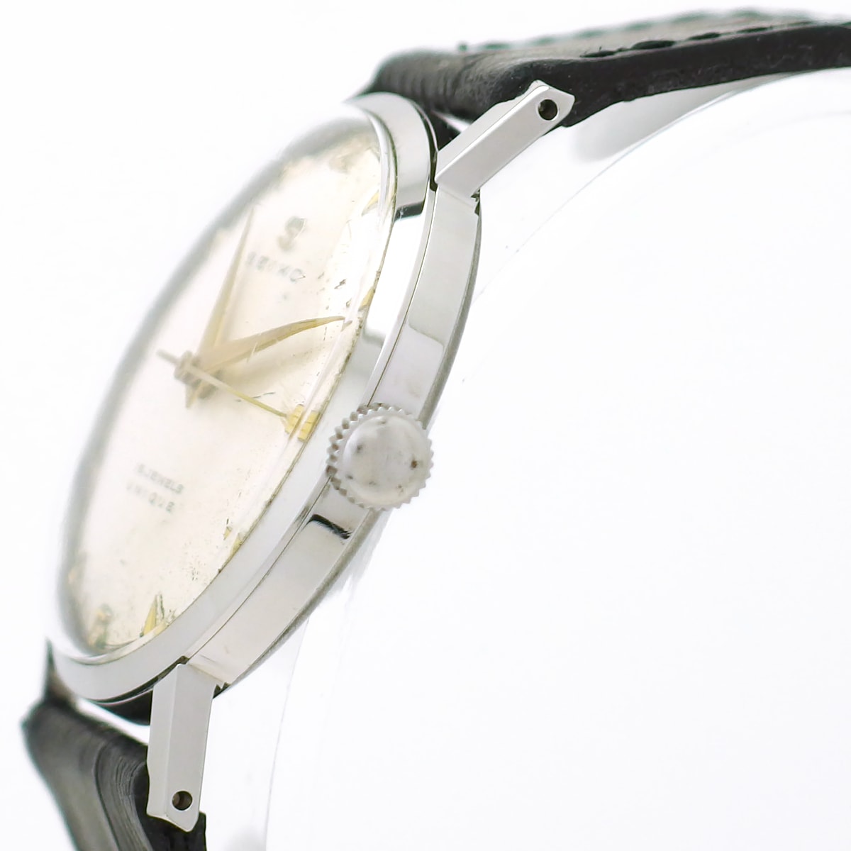 セイコー ユニーク Sマーク J13012 赤色機械 15石 手巻 OH済 昭和32年製/1957年製 Seiko
