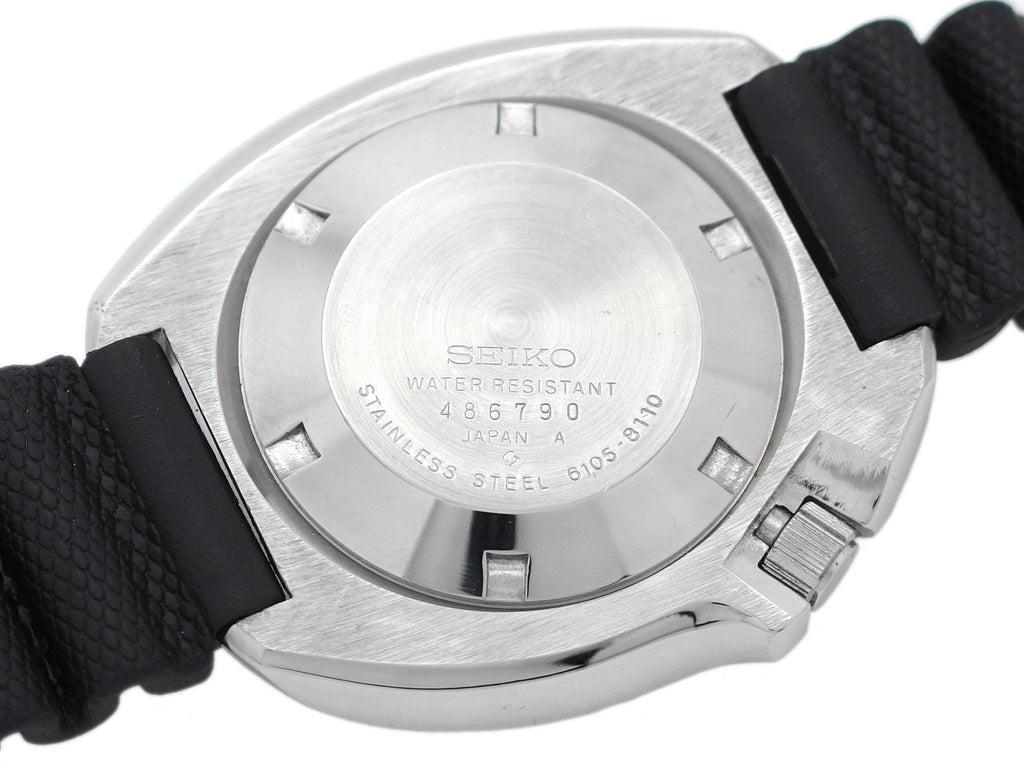 セイコー セカンドダイバー 150m 6105-8110 新品ガラス 自動巻 OH済 1974年／昭和49年製 Seiko