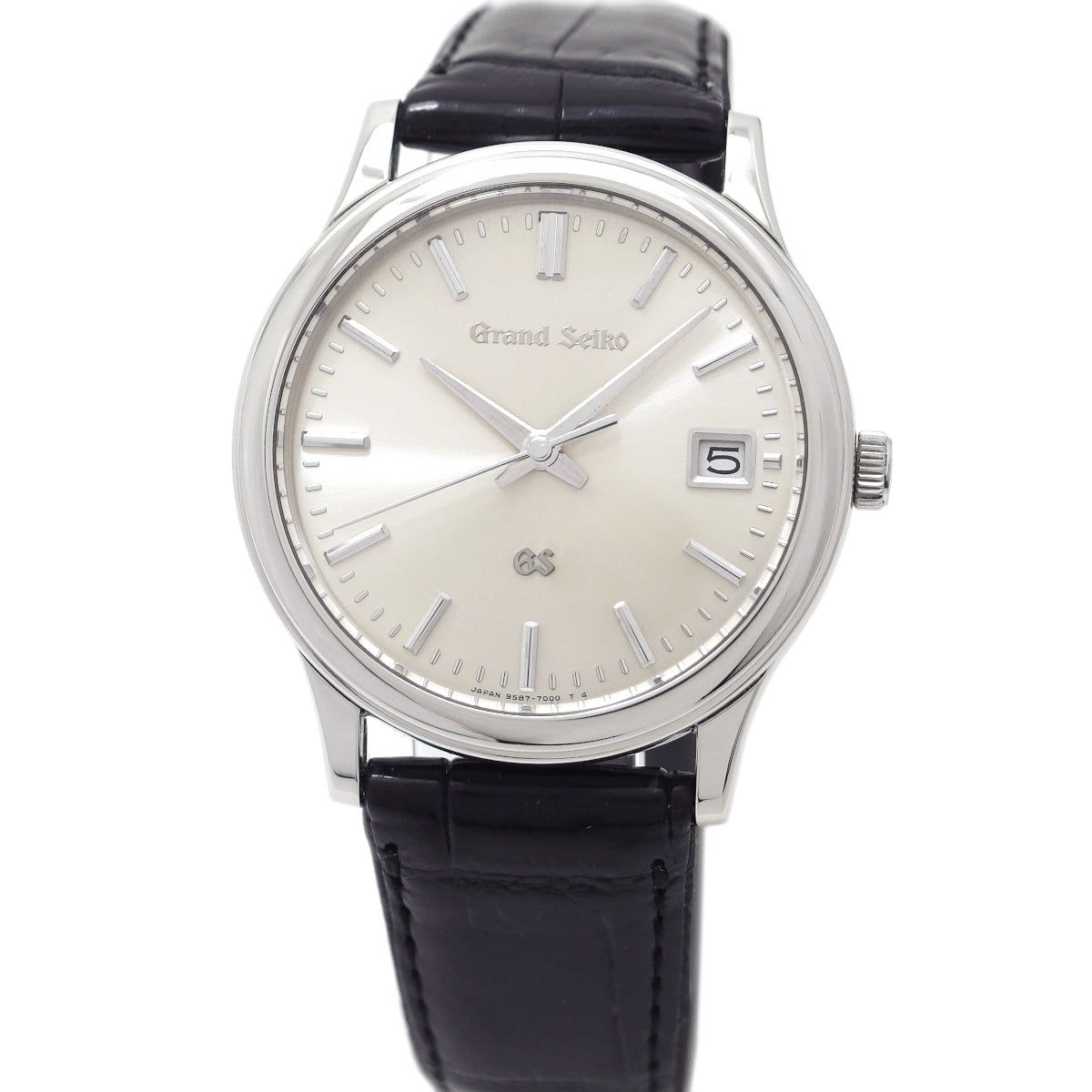 Grand Seiko SBGS005 9587-7000 Platinum Case Pt950 Genuine Platinum Buckle Quartz 1996 USED
