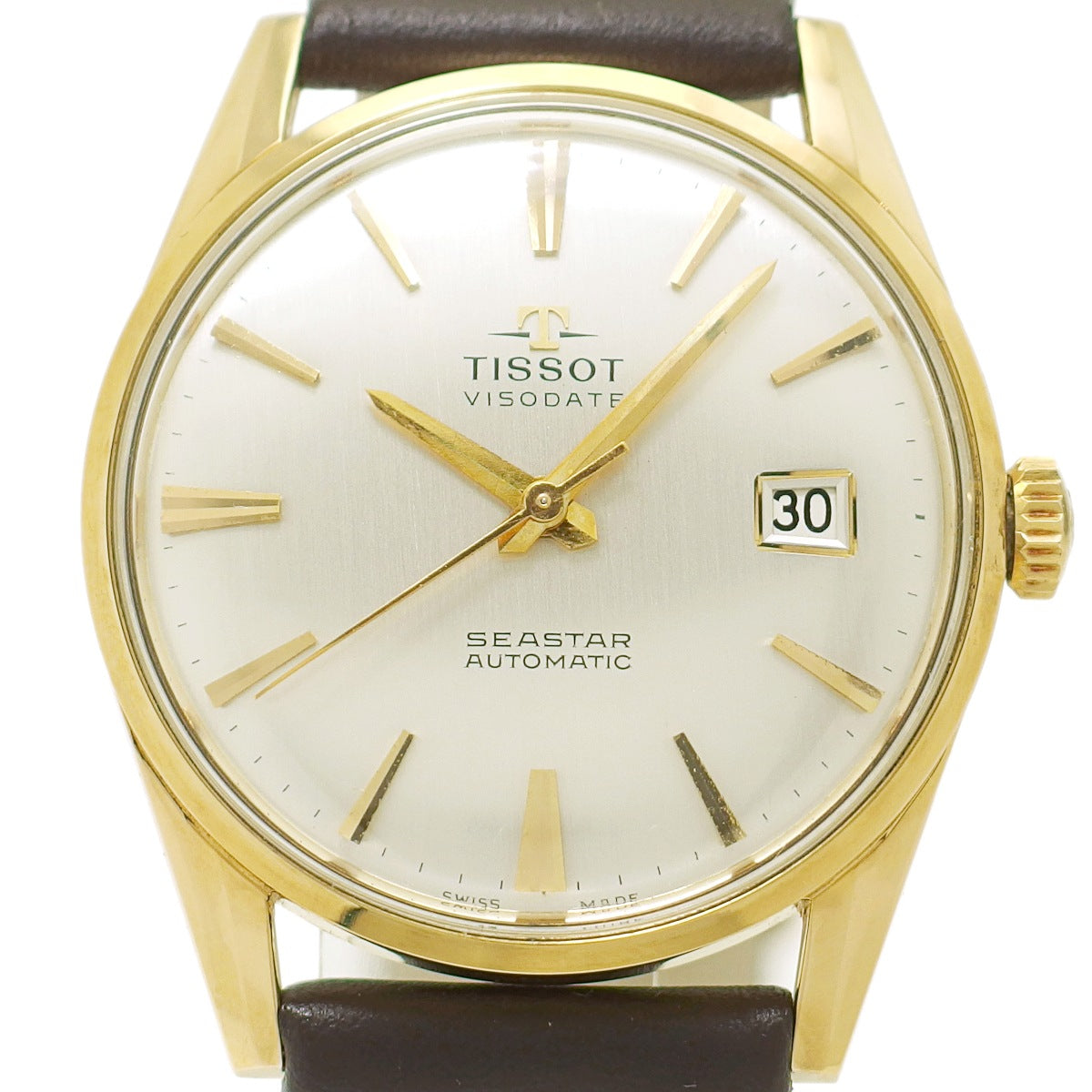 ティソ VISODATE（ヴィソデイト） シースターRef.43501 金メッキケース Cal.784 自動巻 OH済 1962年製　TISSOT