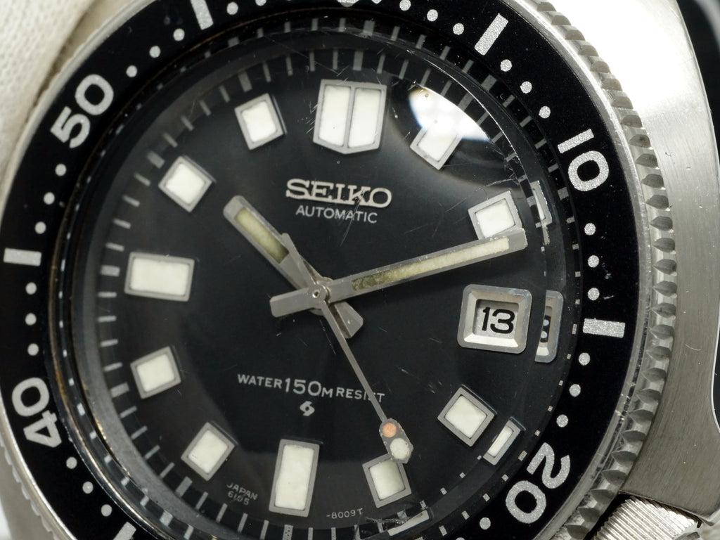セイコー セカンドダイバー 150m 6105-8110 自動巻 OH済 1974年／昭和49年製 Seiko