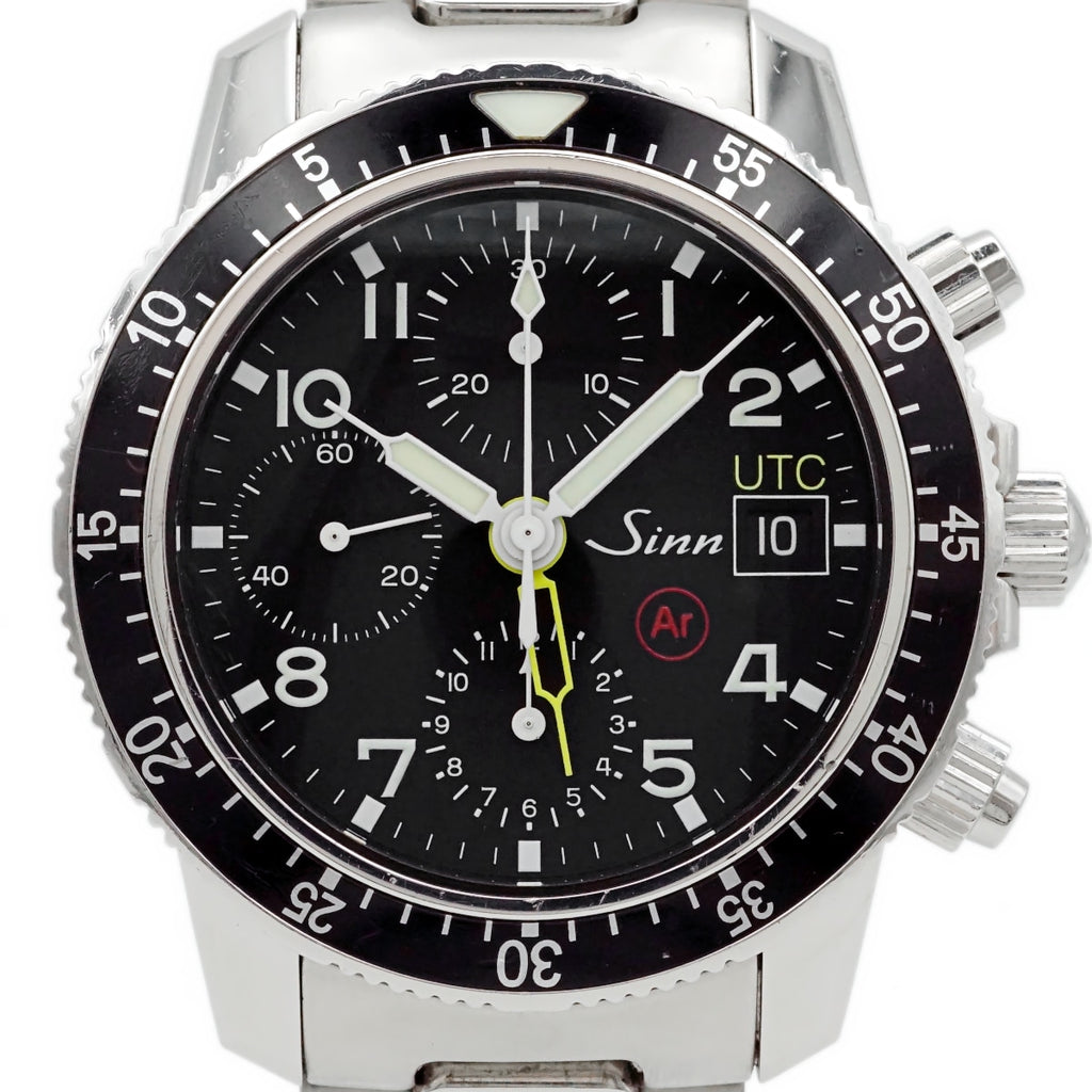 ジン 103 ST SA AR UTC クロノグラフ ステンレス 7750GMT 自動巻 USED