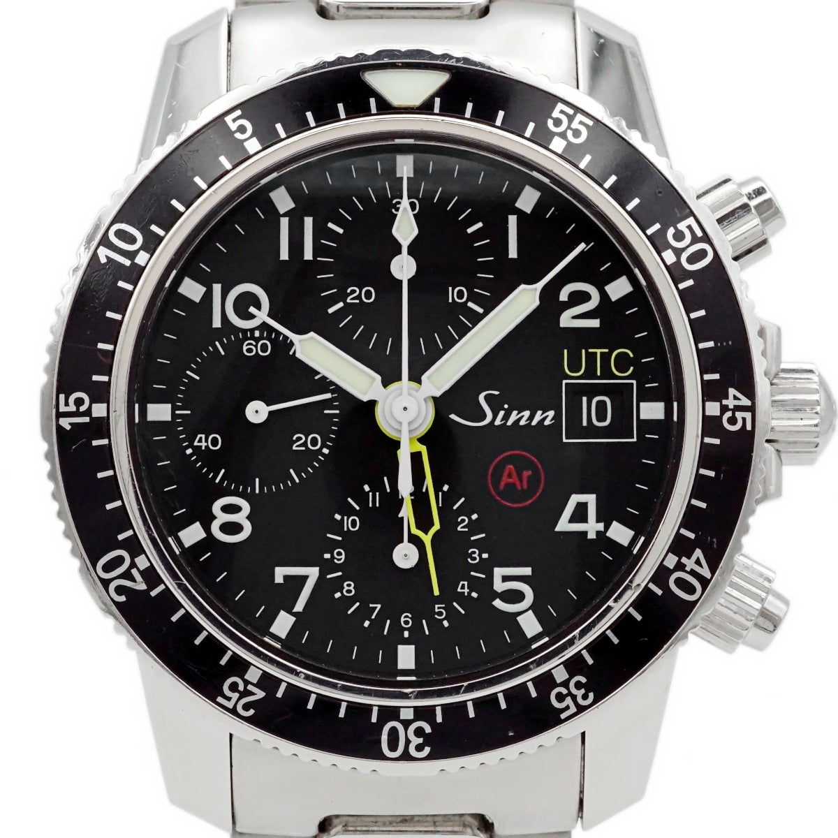 ジン 103 ST SA AR UTC クロノグラフ ステンレス 7750GMT 自動巻 USED