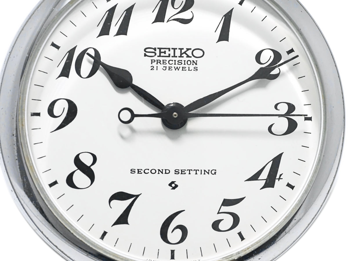 セイコー プレシジョン 懐中時計 6110-0010 Cal.6110A 21石 手巻 OH済 昭和47年/1972年製 Seiko