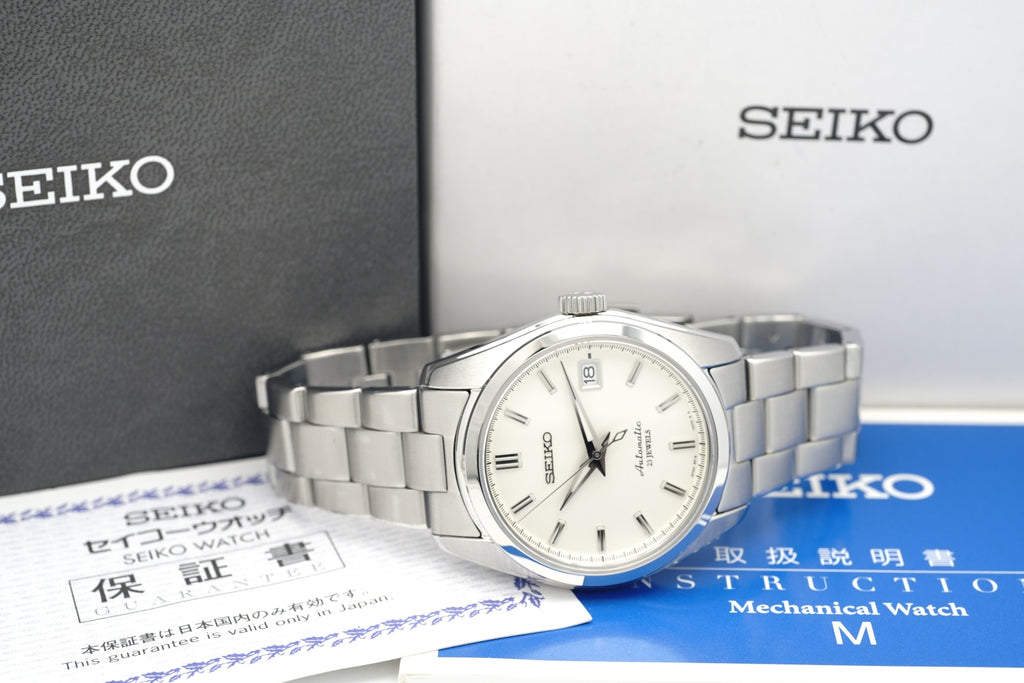 セイコー メカニカル SARB035 アイボリー文字盤 6R15-00C0 自動巻 2014年製 USED