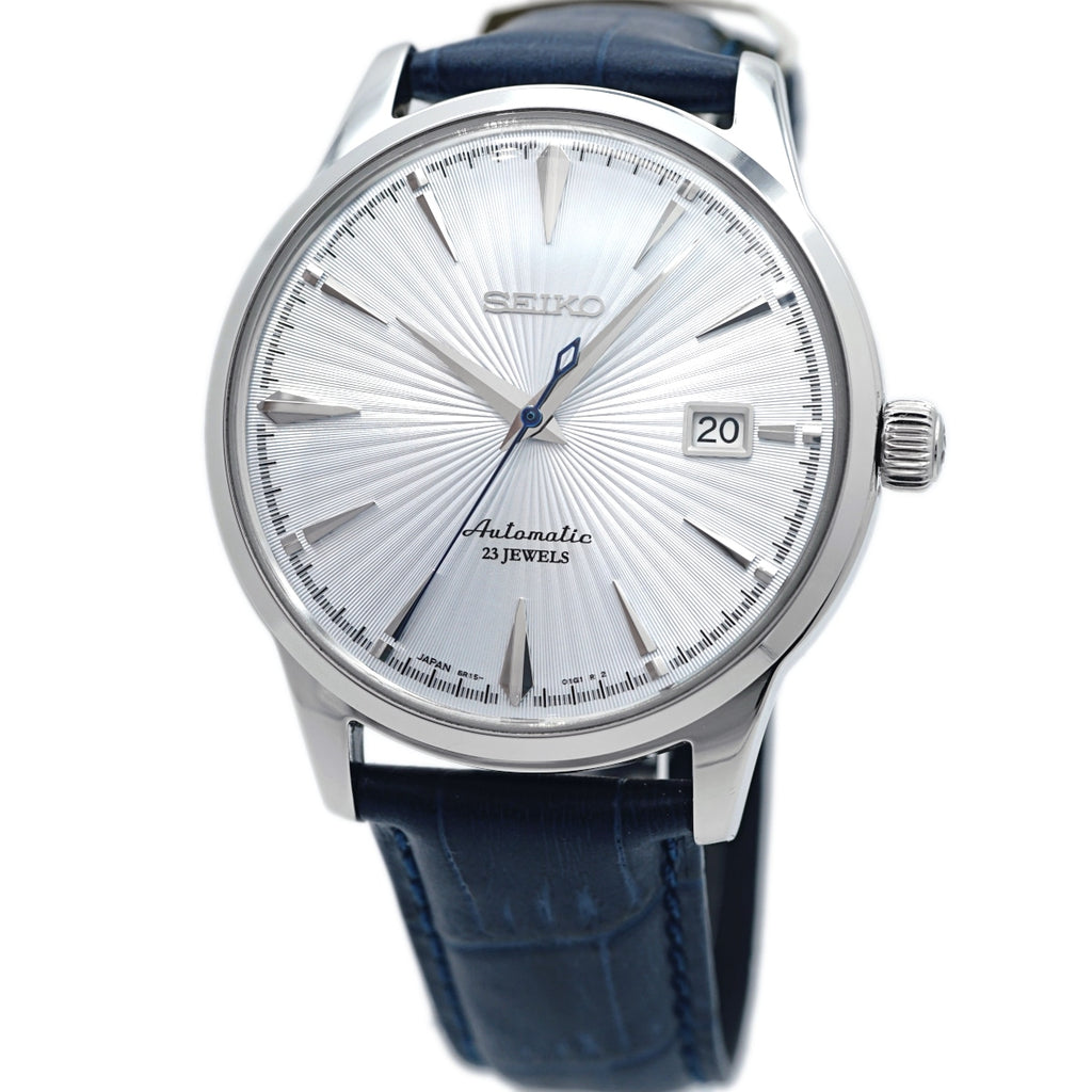 セイコー メカニカル カクテルタイム アイスブルー SARB065 6R15-01S1 自動巻 OH済 2017年製 USED Seiko