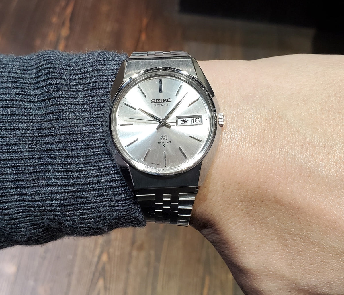 グランドセイコー 5646-8000 GSブレスレット Cal.5646A 自動巻 OH済 昭和46年/1971年製 GrandSeiko