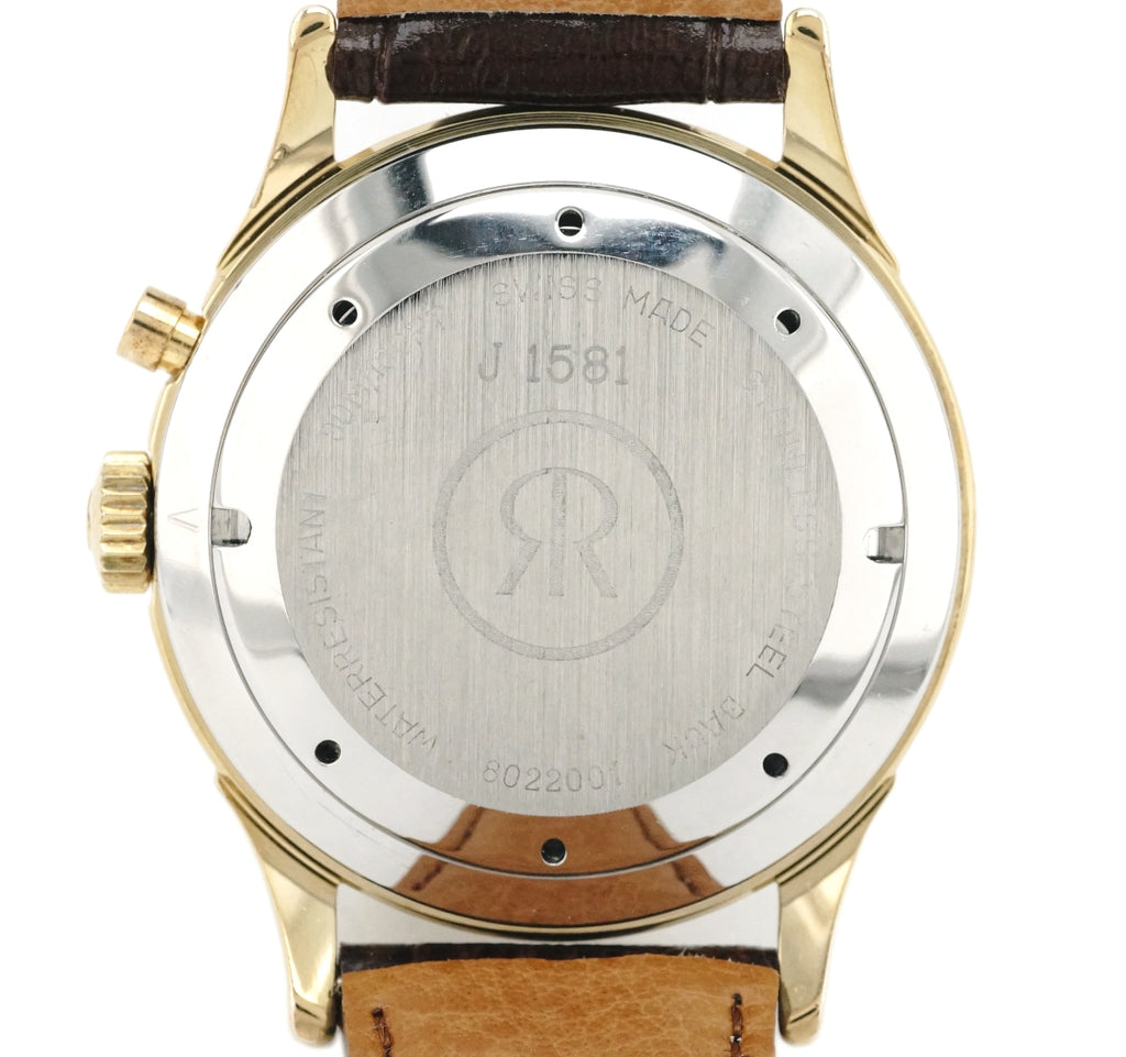 Revue Thommen Cricket 8022001 Gold Plated Alarm Hand-wound Overhauled Circa 1995 USED