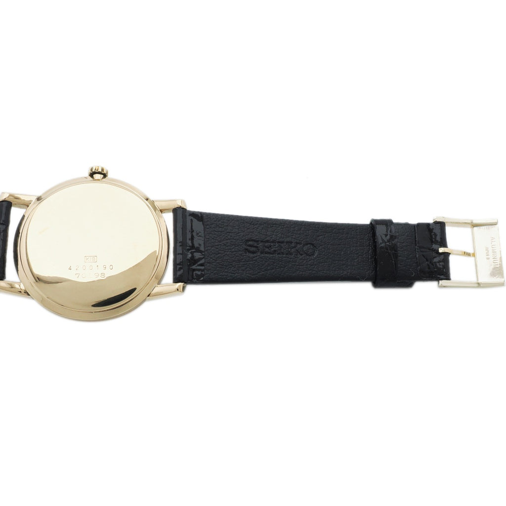 Seiko Crown Special 18K Solid Gold Ref. 70198 Cal. 341 23 Jewels Hand-wound Overhauled, Made in 1964