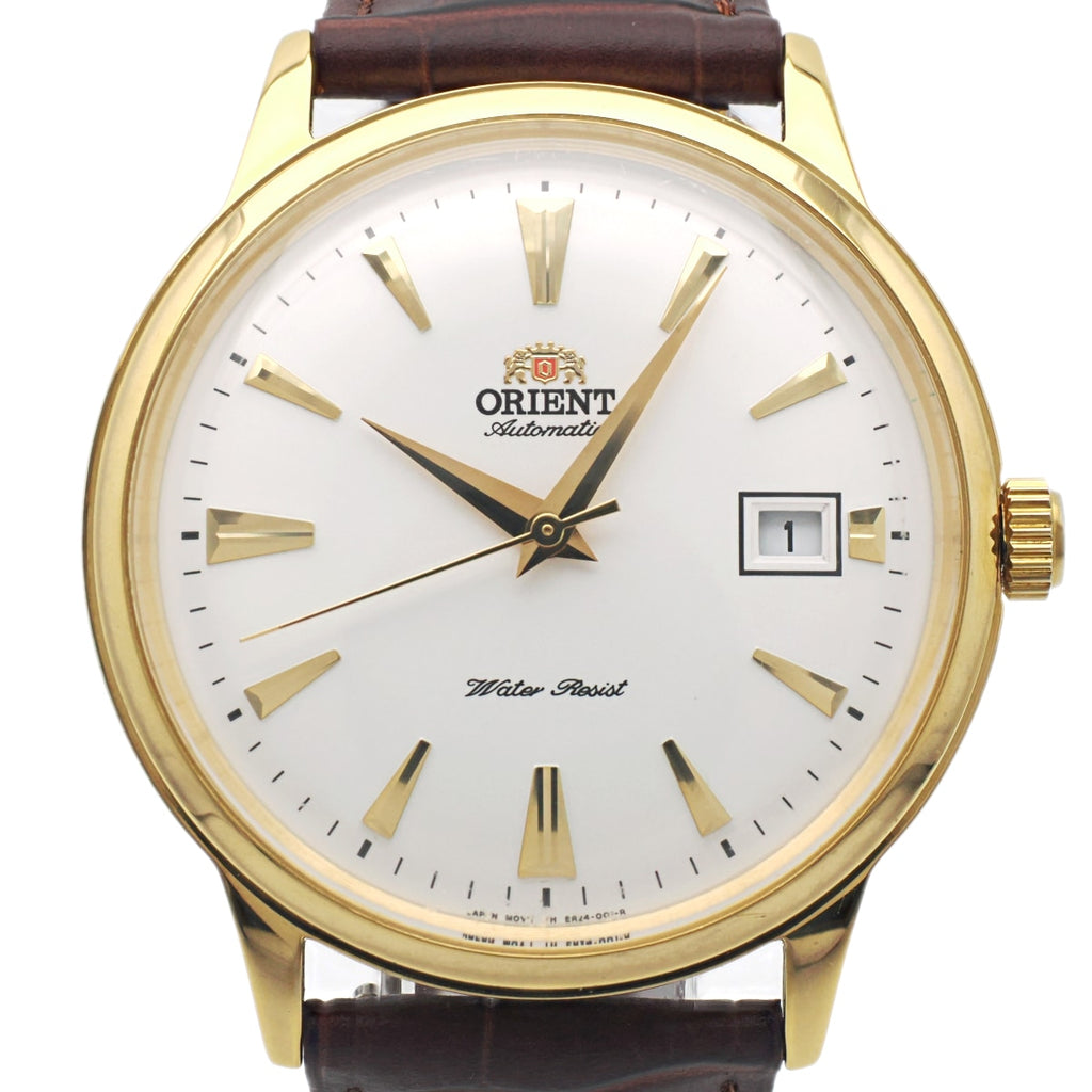 オリエント ER24-A0-A 金メッキケース Cal.48743 21石 自動巻 USED ORIENT