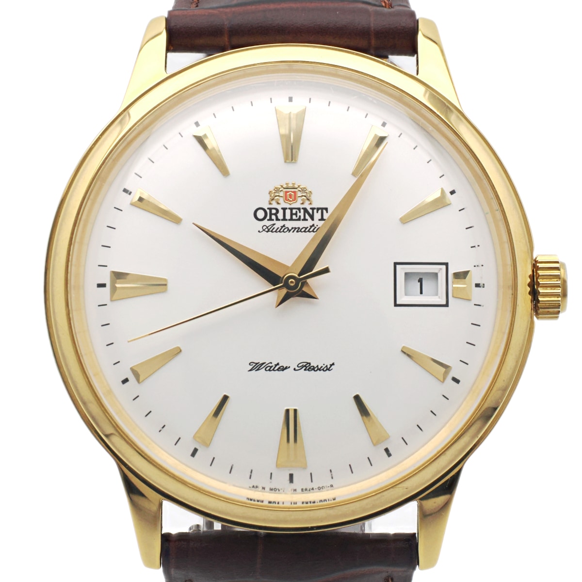 オリエント ER24-A0-A 金メッキケース Cal.48743 21石 自動巻 USED ORIENT