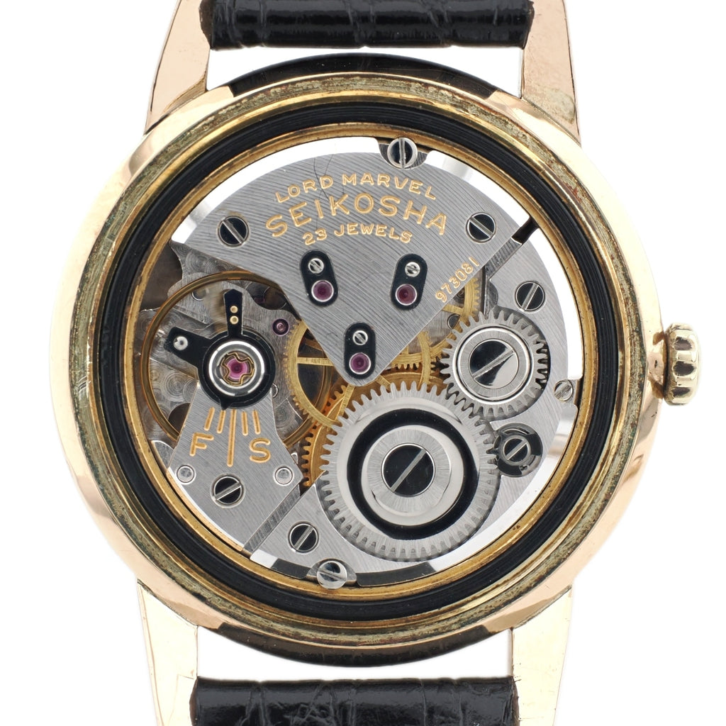 セイコー ロードマーベル 15023E 14金張り SD文字盤 23石 手巻 OH済 昭和37年/1962年製 Seiko
