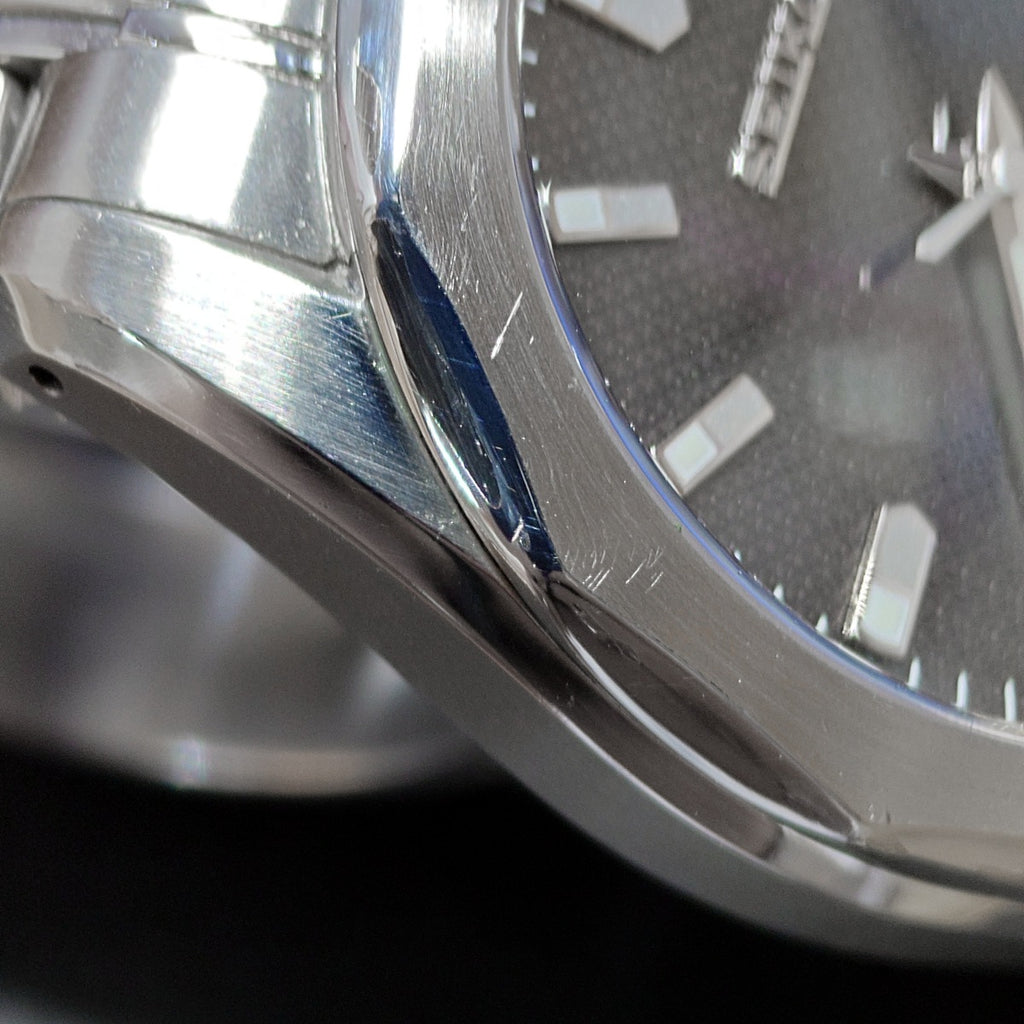 グランドセイコー SBGF001 8J56-8000 ねじ込みリューズ 純正ブレスレット クオ－ツ 1995年製 USED Seiko