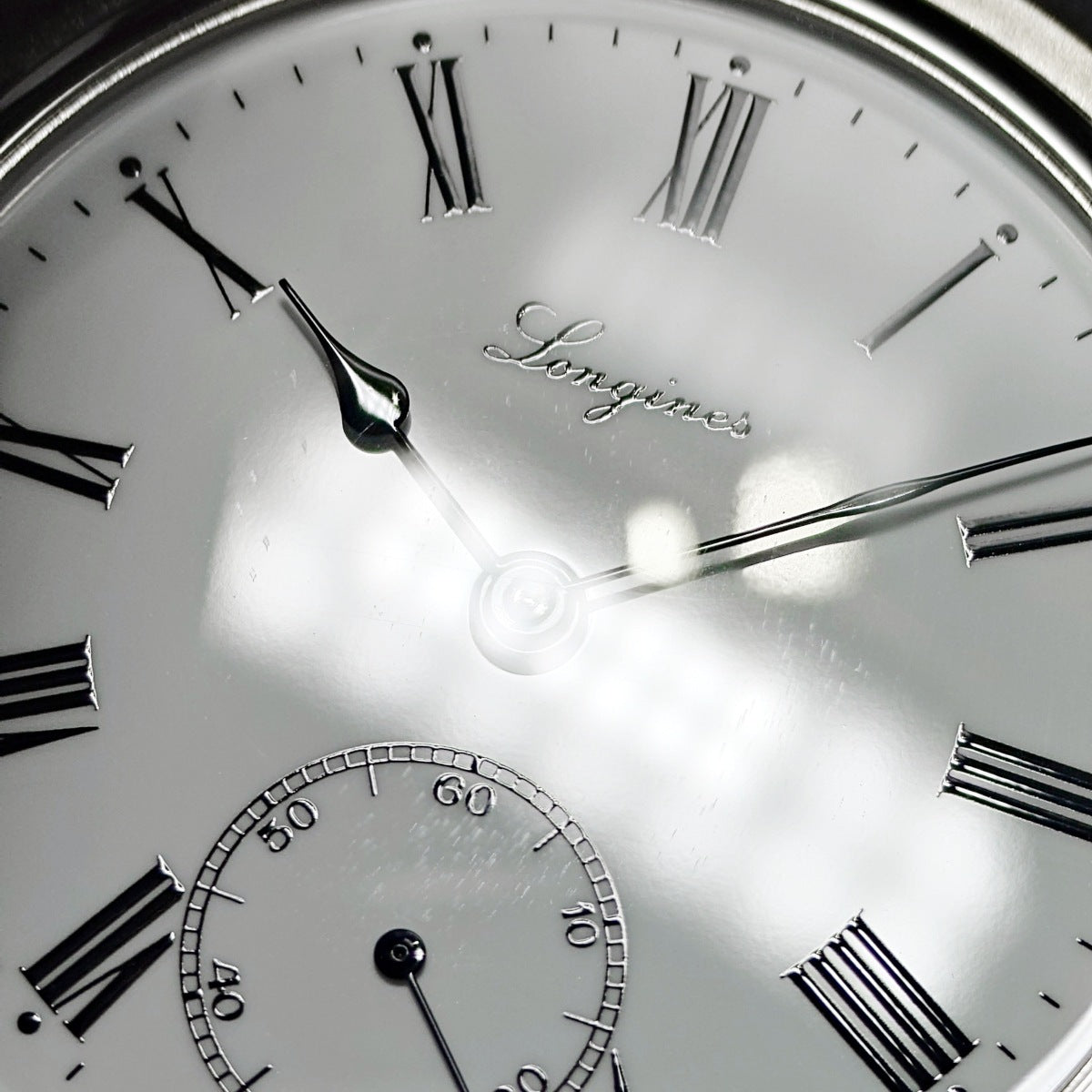 Longines Heritage Collection Pocket Watch L7.012.4.21.1 c. 2007 Unitas 6498 Hand-Wound Serviced USED Longines