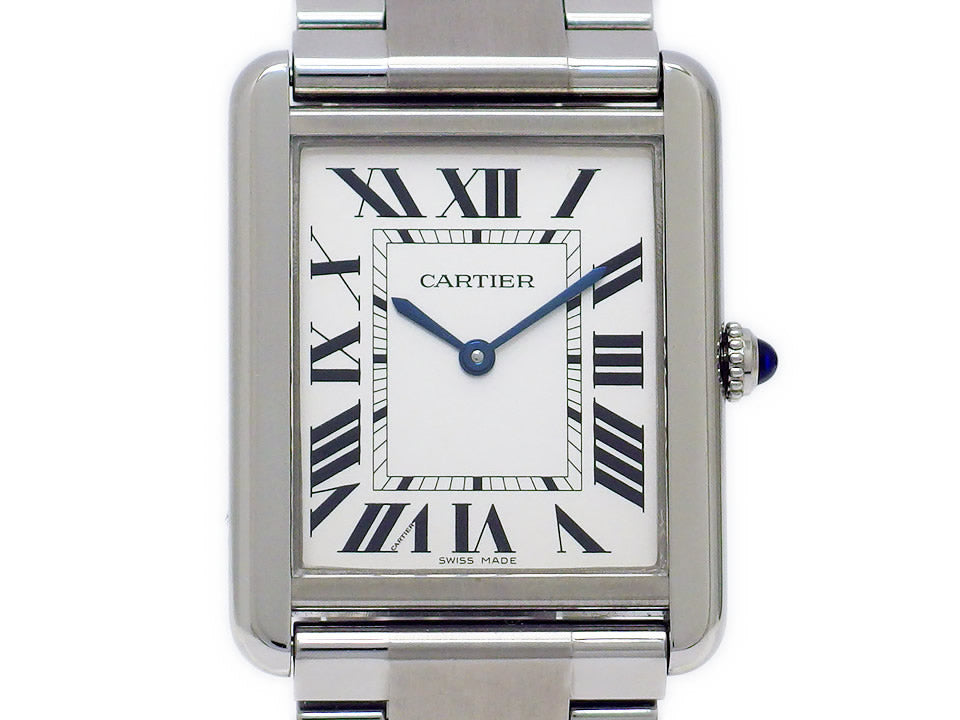 カルティエ タンクソロ LM メンズ W5200014 Ref.3169 クォーツ 2015年頃 USED　Cartier