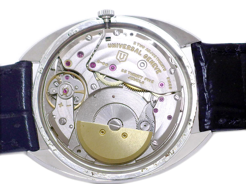 ユニバーサルジュネーブ ホワイトシャドウ Ref.866101 Cal.2-66 自動巻 OH済 1970年代