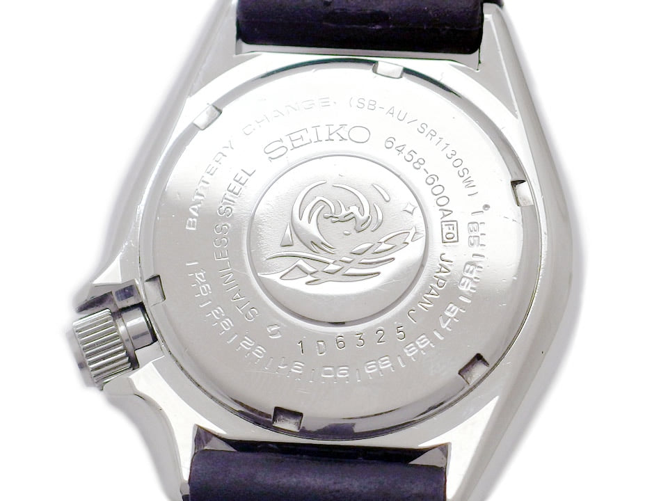 セイコー 150mダイバーズ オレンジ文字盤 6458-600A ボーイズ クオーツ 1981年製 Seiko