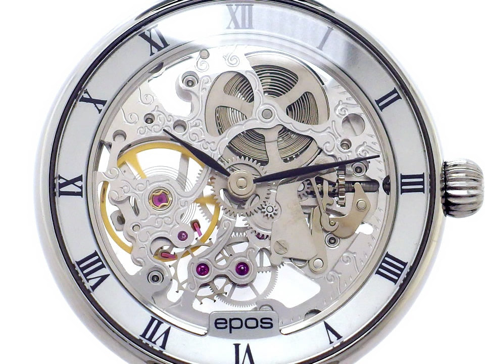 エポス エモーション 3347 スケルトン 手巻 OH済 USED