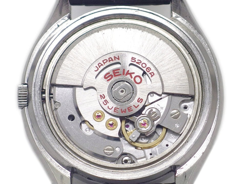 セイコー ロードマチック スペシャル 5206-6061 絹目文字盤 25石 自動巻 OH済 昭和47年製 Seiko