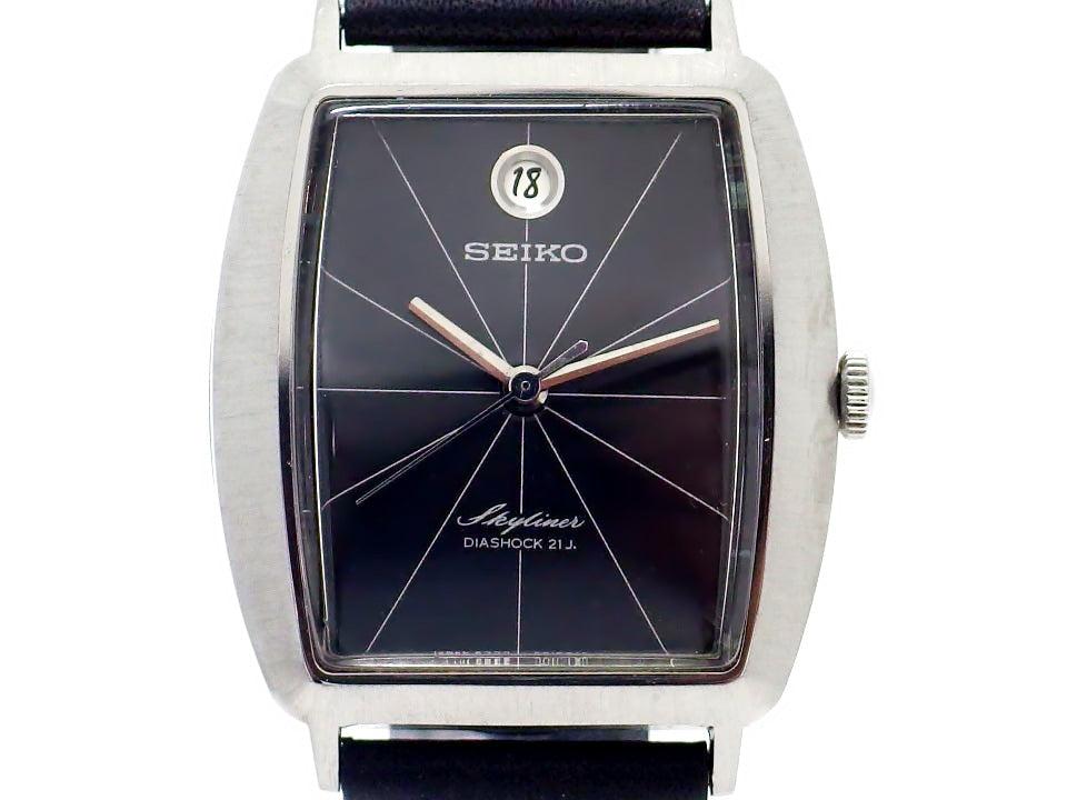 セイコー スカイライナー 6222-5010 スクエアケース 21石 手巻 OH済 昭和41年製 Seiko