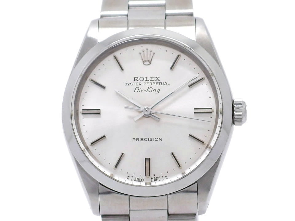 ロレックス エアキング Ref.5500 Cal.1520 自動巻 OH済 ロレックス純正ハードブレス 1987年製 Rolex