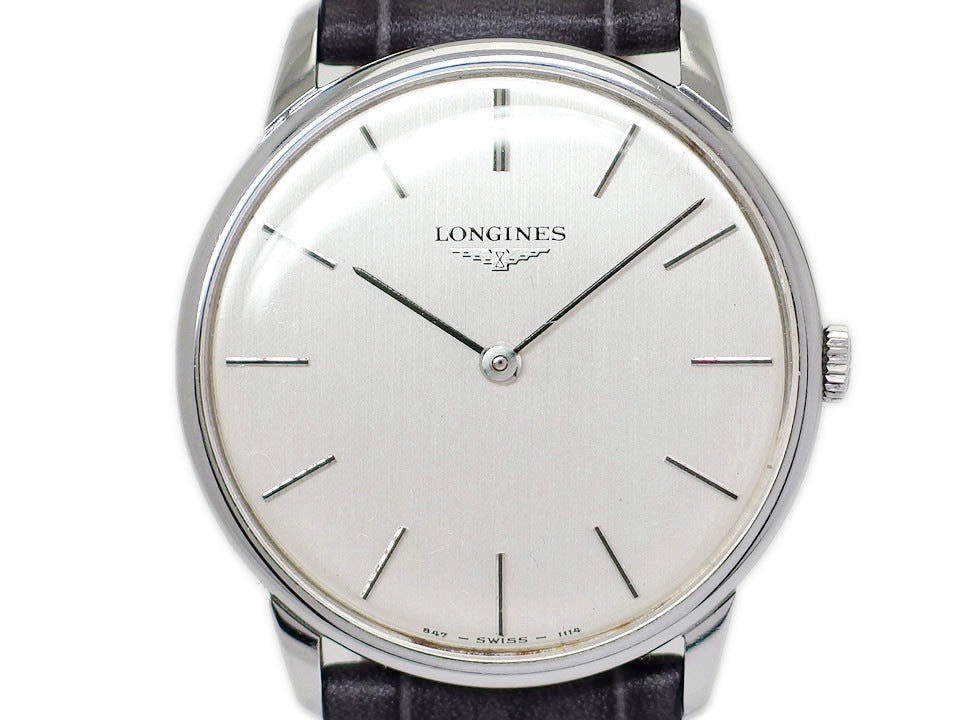 ロンジン Ref.1114 薄型ケース 2針 Cal.L847.4 17石 手巻 OH済 1970年代
