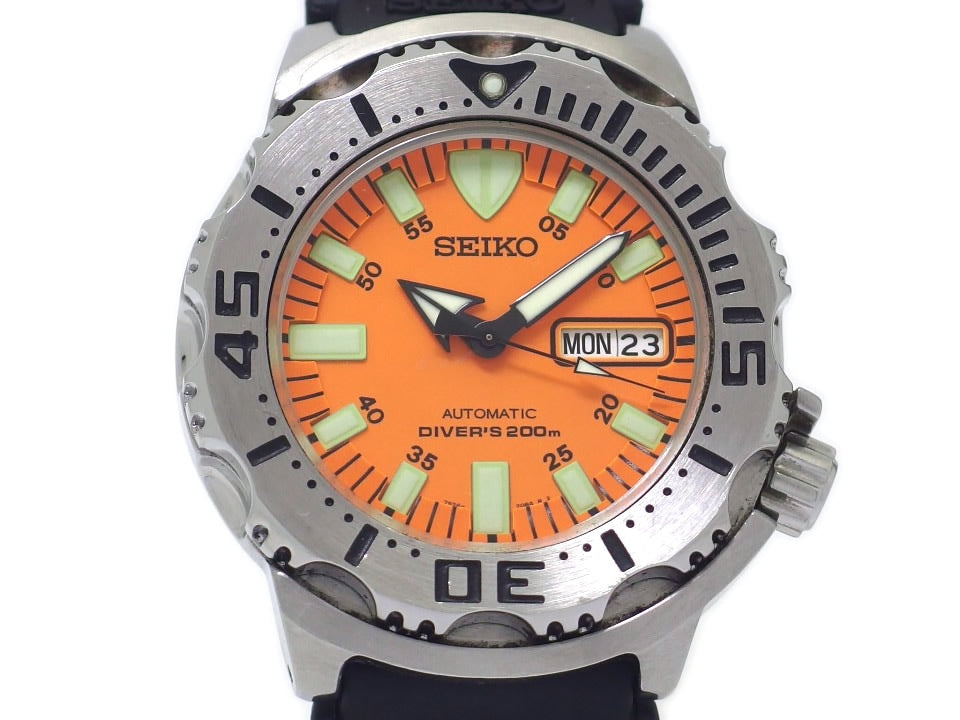 セイコー ダイバーズ 200m SKX781 7S26-0350 オレンジモンスター 逆輸入 自動巻 USED