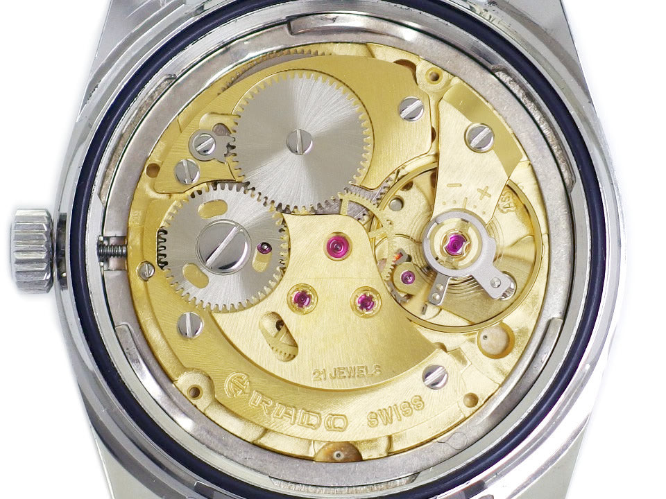 ラドー グリーンホース Ref.11536/1 ノンデイト 金色ムーブメント 21石 手巻 OH済 1970年代 Rado