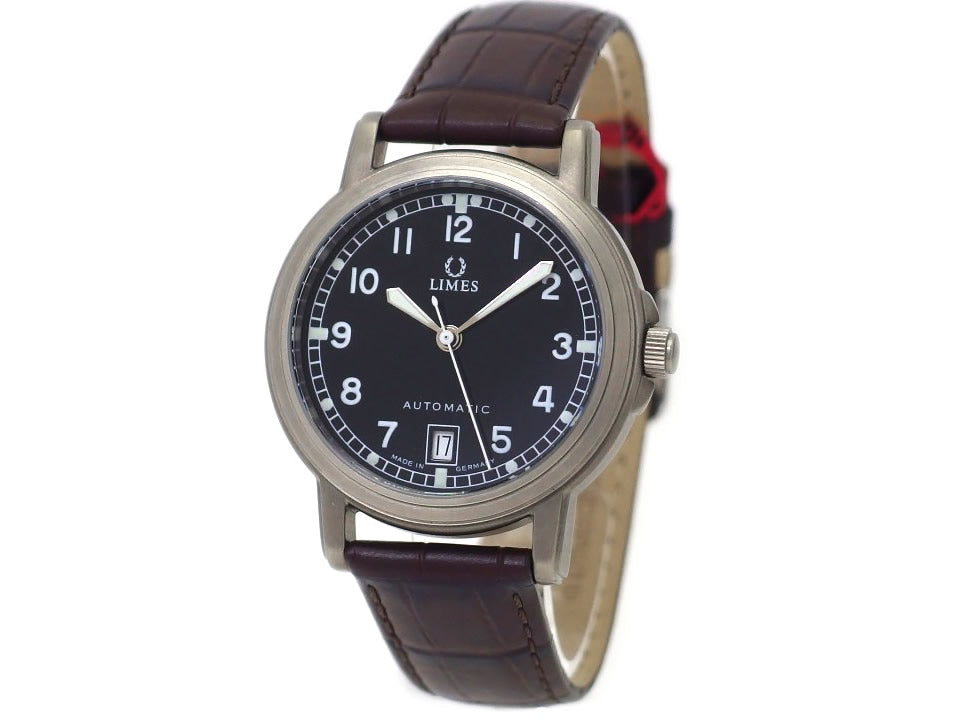 LIMES U8638T-LA1.1 37mm Titanium Germany Cal.2824-2 25 Jewels Automatic USED