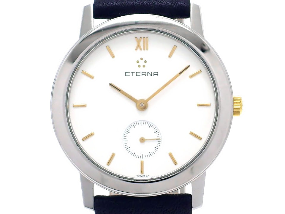 エテルナ 3300.41 スモールセコンド 裏スケルトン 手巻き OH済 1992年購入 USED　Eterna