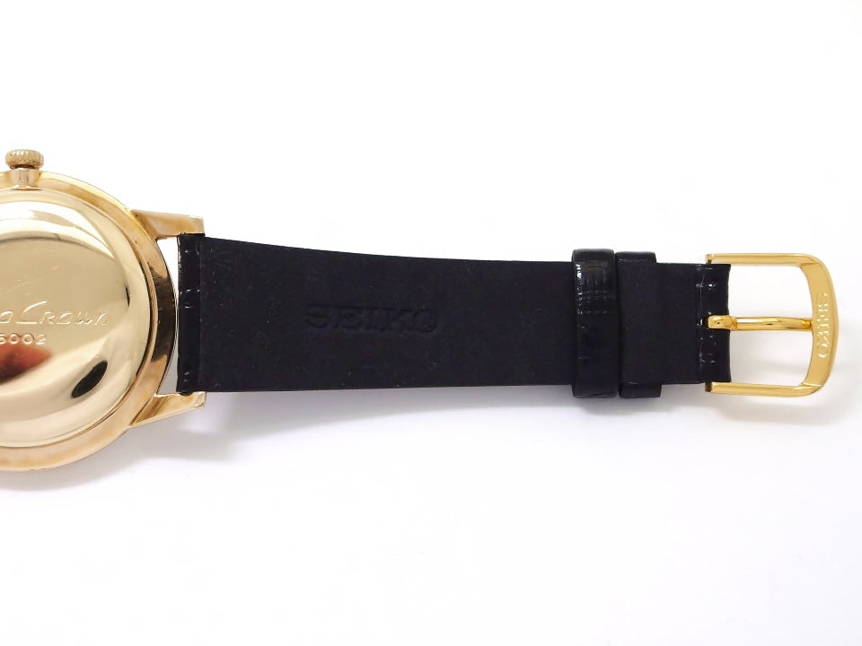 セイコー クラウン 16002 金メッキ Cal.560 21石 手巻 OH済 昭和38年/1963年製 Seiko