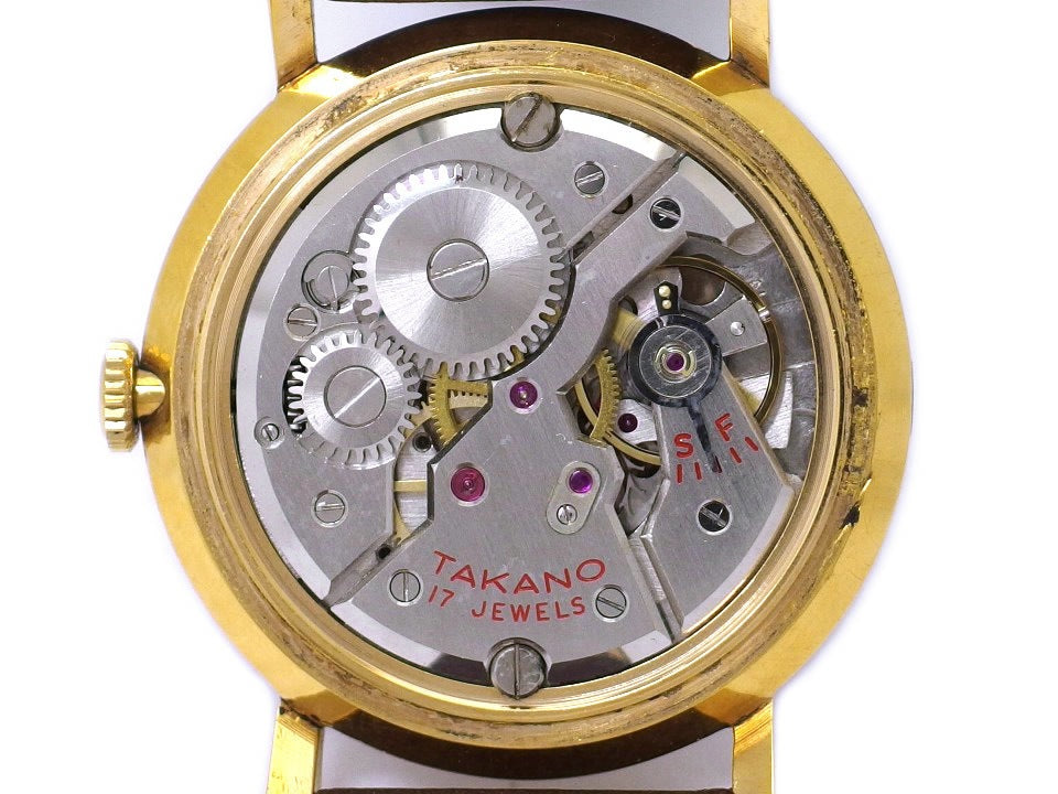 タカノ プレシジョン Ref.135203 金メッキ 17石 手巻 OH済 1959年頃