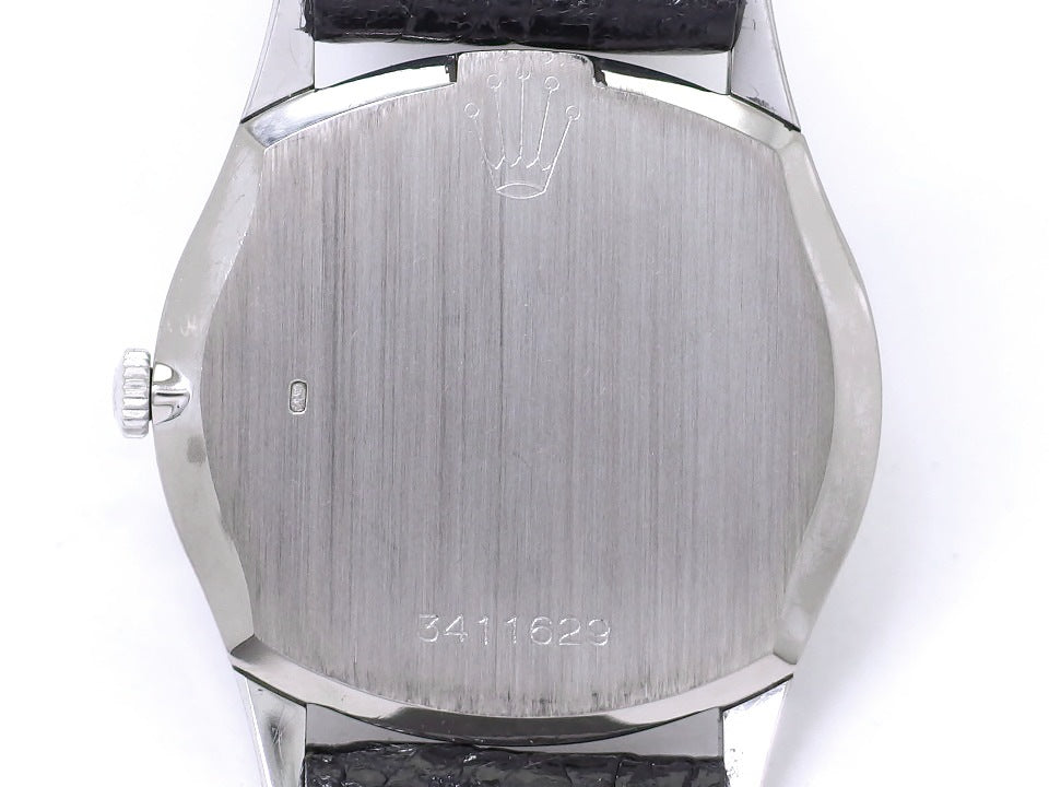 ロレックス チェリーニ Ref.3804 18Kホワイトゴールド Cal.1600 手巻 OH済 純正尾錠 1971年製 Rolex