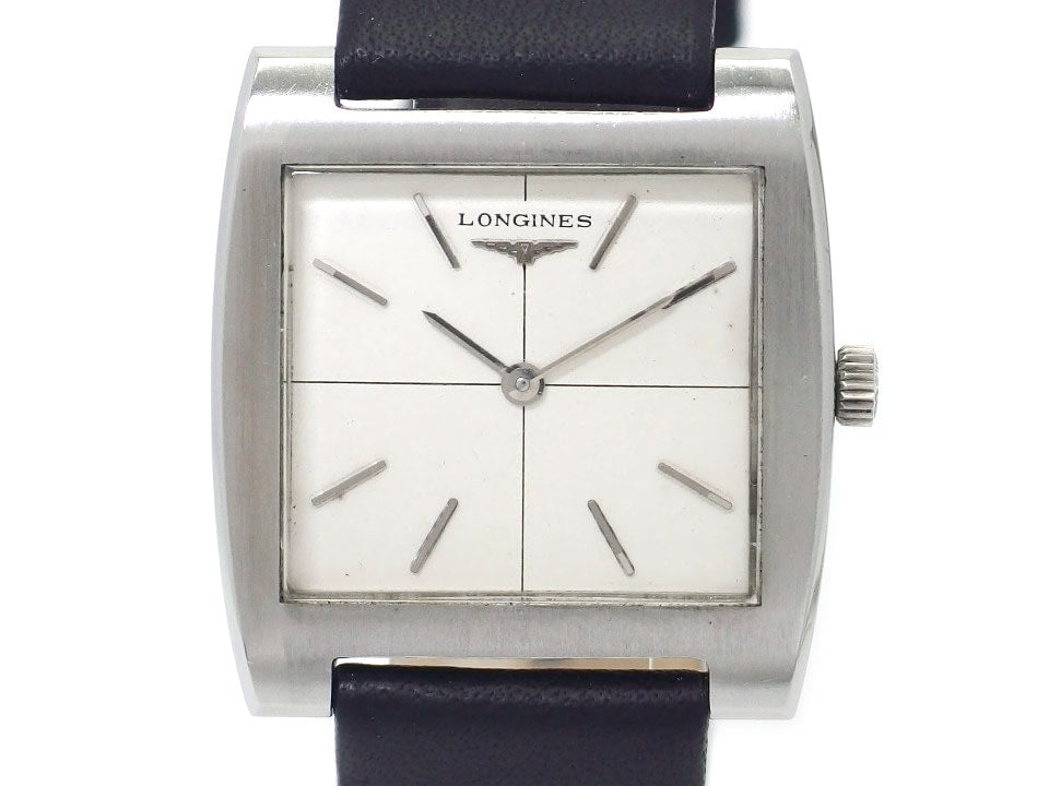 ロンジン Ref.7636.6 スクエア型 32mm 2針 Cal.428 17石 手巻 OH済 1967年頃