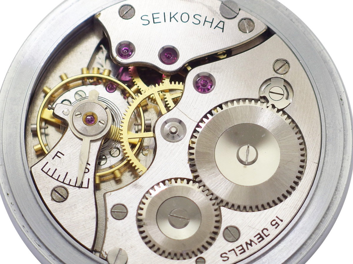 セイコー プレシジョン 懐中時計 91-0020 セコンドセッティング 15石 手巻 OH済 昭和44年/1969年製 Seiko