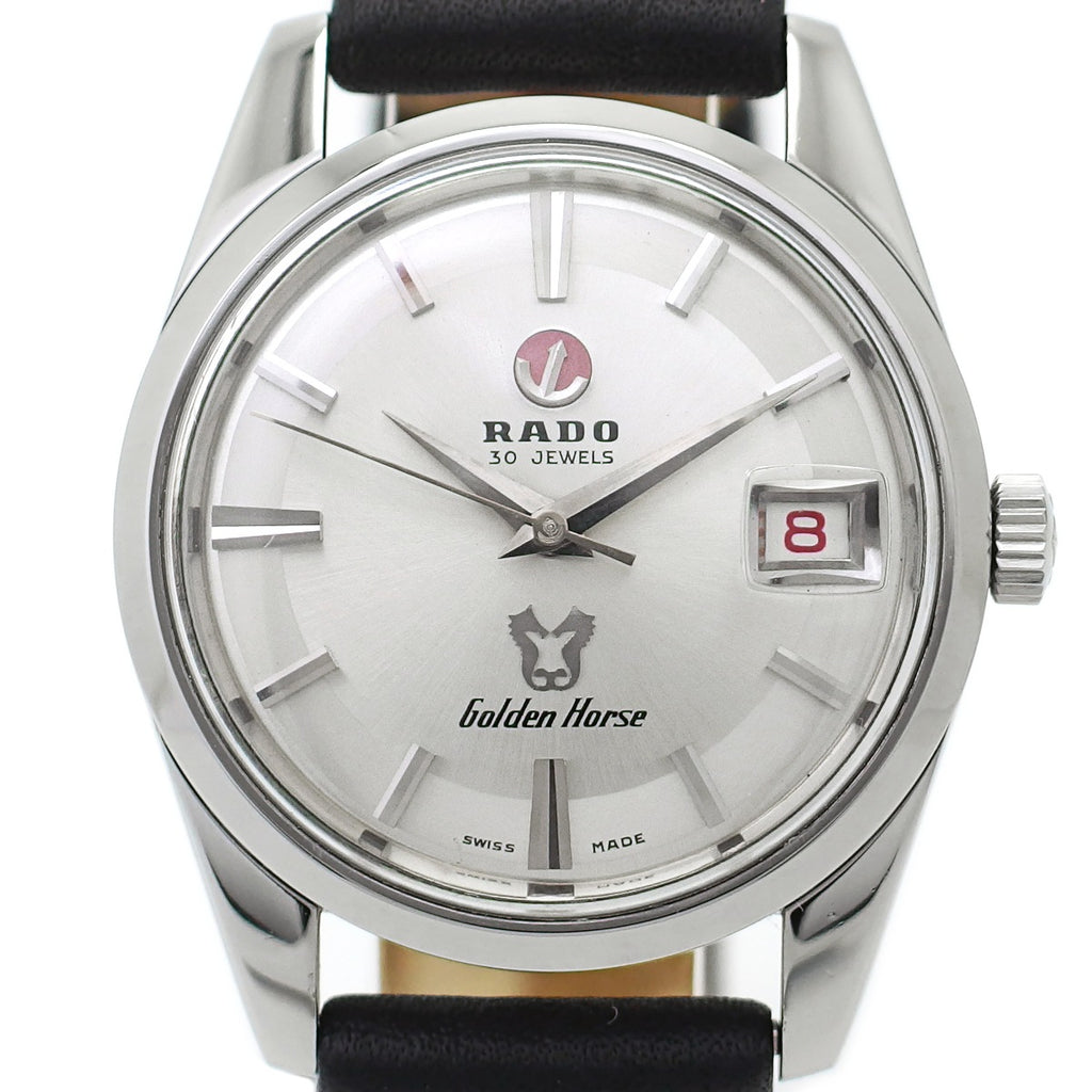 ラドー ゴールデンホース Ref.11675/1 純正リューズ 30石 自動巻 OH済 1970年代 Rado