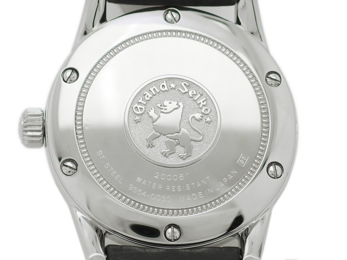 【美品】グランドセイコー SBGW001 9S54-0030 新品純正ワニ革ベルト 手巻 OH済 2002年製 USED