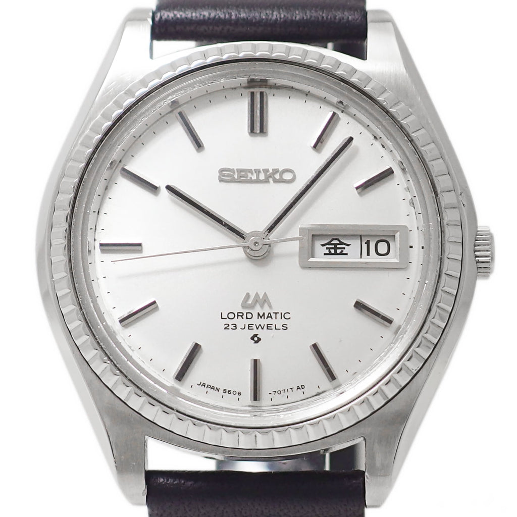 セイコー ロードマチック 5606-7080 新品ガラス 自動巻 OH済 昭和44年/1969年製