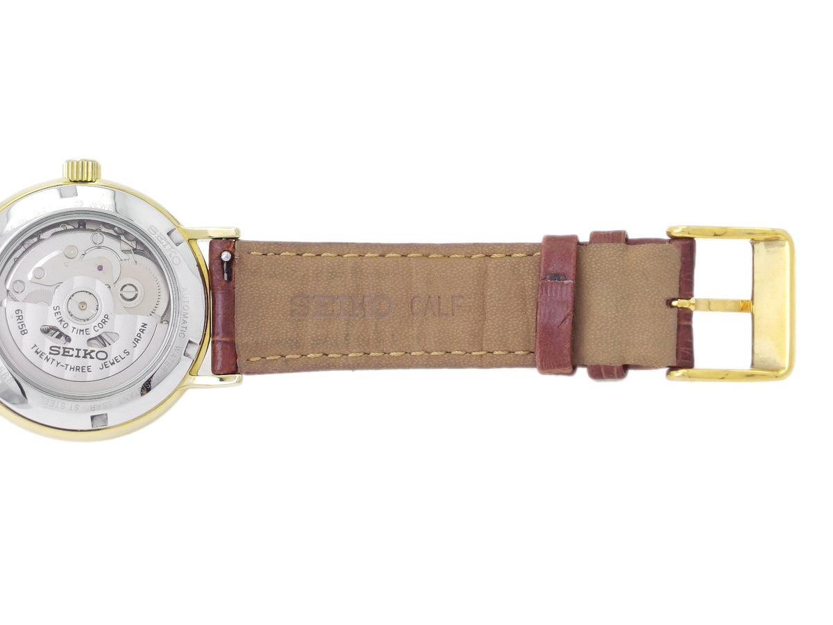 セイコー メカニカル SARB030 6R15-00V0 金メッキ 23石自動巻 2008年製 USED